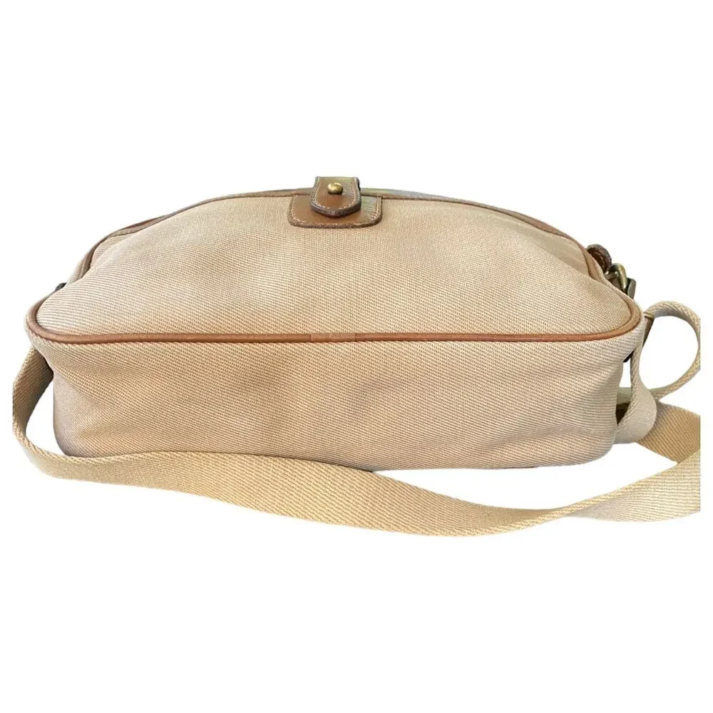 Vintage Ghurka Marley Hodgson Purser No. 76 Tan Canvas and Leather Crossbody - Picture 6 of 8